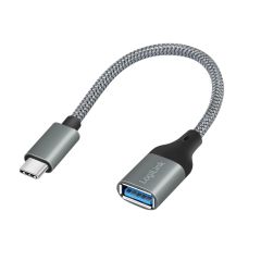 LogiLink KAB Adapter USB-C> USB-A ST-BU 0.15m Dark Grey  | CU0106