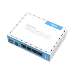 MikroTik RouterBOARD hAP-Lite RB941-2nD - Wireless router - 4-por