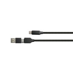 PYTHON 1.00m USB-C Datenkabel PD USB C Stecker auf i | PY-USB002S