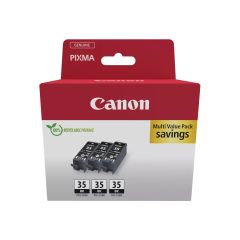 Canon PGI-35BK Triple Pack - 3-pack - 9.3 ml - black - | 1509B028