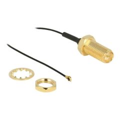 DeLOCK - Antenna cable - RP-SMA (R) to MHF4 (P) - 35 cm - | 90478