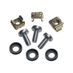 Intellinet Cage Nut Set, 50 Pack M6 Nuts, Bolts and 711081