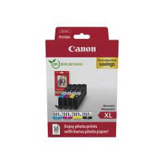 Canon CLI-551XL C/M/Y/BK Photo Value Pack - 4-pack - 1 | 6443B008