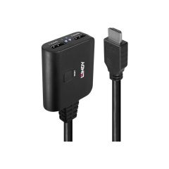 Lindy - HDMI splitter - HDMI, Micro-USB Type B (power onl | 38356