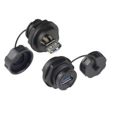 Good Connections IC04-U304 - USB A - Black - Female - Straight -