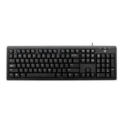 V7 KU200GS-DE - Keyboard - USB - German - black