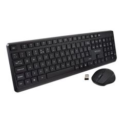 V7 - Keyboard and mouse set - wireless - 2.4 GHz - QWE | CKW350UK