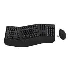 V7 BT ERGO KEYBOARD MOUSE COMBO DE - Keyboard - Blue | CKW500BTDE