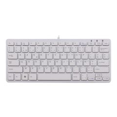 R-Go Compact Keyboard, AZERTY(BE), white, wired - Keyb | RGOECBEW