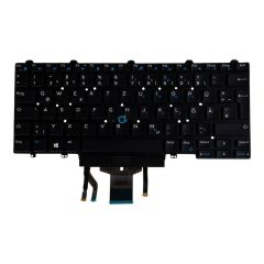 Origin Storage Keyboard backlit German for Dell KB24JH4