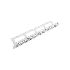 Lanberg PPKS-1224-S - patchpanel blan - Grau