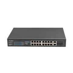 Lanberg RSFE-16P-2C-150 - Unmanaged - Gigabit Ethernet (10/100/10