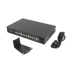 Lanberg !Switch 24x1GB POE+ 2xGB RSGE-24P - | RSGE-24P-2GE-2S-360