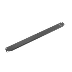 Lanberg AK-1401-B - Blank panel - Black - 1U - 48.3 cm (19") - 48