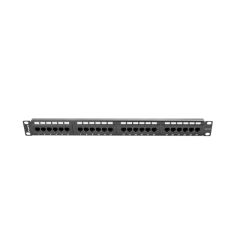 Lanberg PPU5-1024-B - RJ-45 - Cat5,Cat5e - Black - Metal - Rack m
