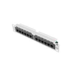 Lanberg PPU6-9012-S - Cat6 - Gray - Metal - 270 g - 32.5x215x44.4
