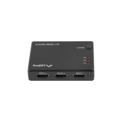 Lanberg SWV-HDMI-0003 - HDMI - 2.0b - Black - Acrylonitrile butad