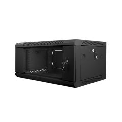Lanberg WF01-6404-10B - 4U - Wall mounted rack - 60 kg - Black -