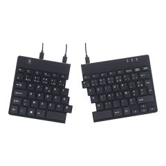 R-Go Split Ergonomic Keyboard, AZERTY(FR), black,  | RGOSP-FRWIBL