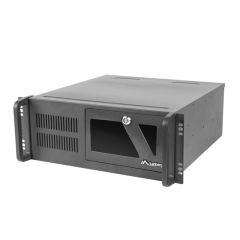 Lanberg SC01-4504-10B - Rack (4U) - Black - 3 fan(s) - HDD - HDD