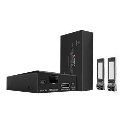 LINDY 300m Fibre Optic DisplayPort 1.2 &amp USB KVM Exten | 39376
