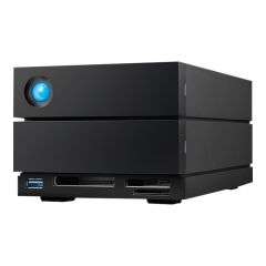 LaCie 2big Dock STLG16000400 - Hard drive array - 16 TB - 2 bays