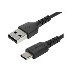 StarTech.com 1m USB A to USB C Charging Cable, Durab | RUSB2AC1MB