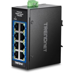 TRENDnet 8-PORT INDUSTRIAL GIGABIT - DIN-RAIL MINI SWI | TI-GLC80
