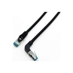 equip - Patch cable - RJ-45 (M) angled to RJ-45 (M) stra | 605897