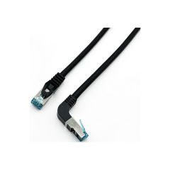 equip - Patch cable - RJ-45 (M) angled to RJ-45 (M) stra | 605890