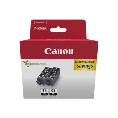 Canon PGI-35BK Twin Pack - 2-pack - 9.3 ml - black - o | 1509B029