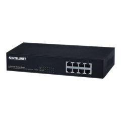 Intellinet 8-Port Fast Ethernet PoE+ Switch, 8 x PoE por | 560764