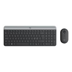Logitech Slim Wireless Combo MK470 - Keyboard and mo | 920-009200