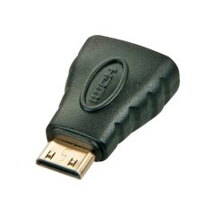 Lindy - HDMI adapter - HDMI (F) to mini HDMI (M) | 41207