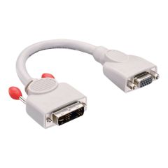 Lindy - VGA adapter - DVI-A (M) to HD-15 (VGA) (F) - 20 c | 41222
