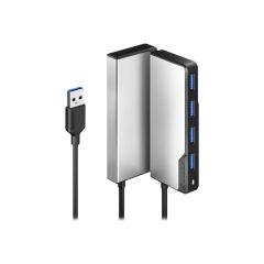 Alogic USB-A Fusion SWIFT 4-in-1 Hub - Hub - 4 x USB | UAFUUA-SGR