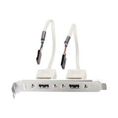 Lindy - USB panel - 5 pin USB 2.0 header (F) to USB (F) - | 33147