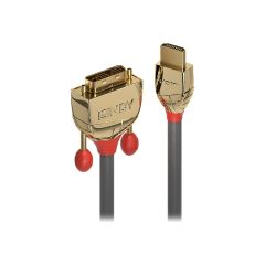 Lindy Gold Line - Video cable - HDMI (M) to DVI-D (M) - 1 | 36194