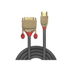 Lindy Gold Line - Video cable - HDMI (M) to DVI-D (M) - 5 | 36197