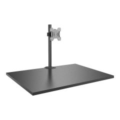 Lindy Single Display Short Bracket w/ Pole &amp Desk Clam | 40656