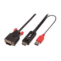 Lindy HDMI to VGA Adapter cable - Video converter - HDMI  | 41457