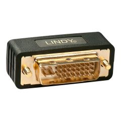 Lindy Premium - Port protector - DVI-I (M) to DVI-I (F) - | 41099