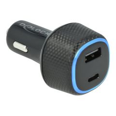 Delock - Car power adapter - 63 Watt - 3 A - PD (USB, 24  | 64108