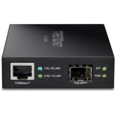TRENDnet 10GBASE-T to SFP+ Fiber Media Converter - C | TFC-10GSFP