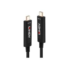 Lindy Fibre Optic Hybrid USB Type C Video Cable - USB cab | 38501