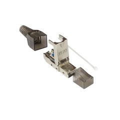 Good Connections GC-N0147 - RJ-45 - Black - Silver - Transparent