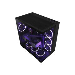 NZXT H series H9 Flow - Mid tower - ATX - windowed  | CM-H91FB-01