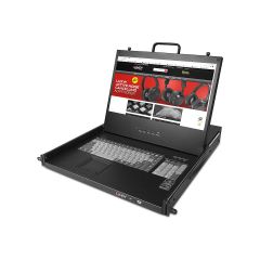 Lindy - KVM console - USB - 17" - rack-mountable - 1920 x | 21710