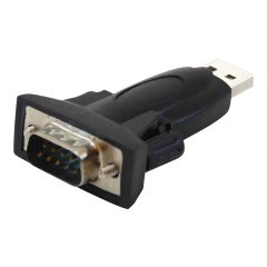 Equip Life - Serial adapter - USB 2.0 - RS-232 - black | 133382