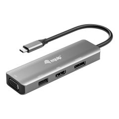 equip - Adapter - 24 pin USB-C male to USB, HD-15 (VGA), | 133485